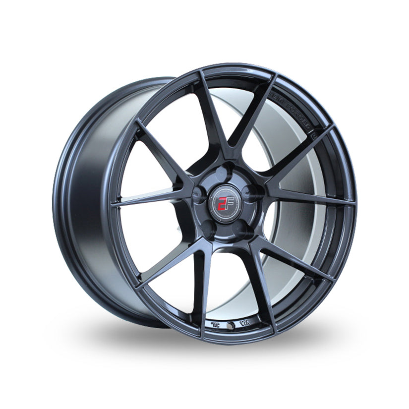 2FORGE ZF6 Alloy Wheel 18x10 ET6 to 50 5x110 Gloss Gunmetal 72.6mm CB