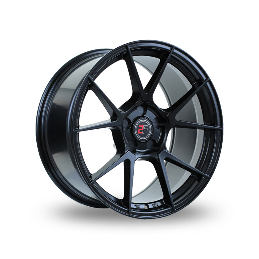 2FORGE ZF6 Alloy Wheel 18x10 ET6 to 50 5x118 Matt Black 72.6mm CB