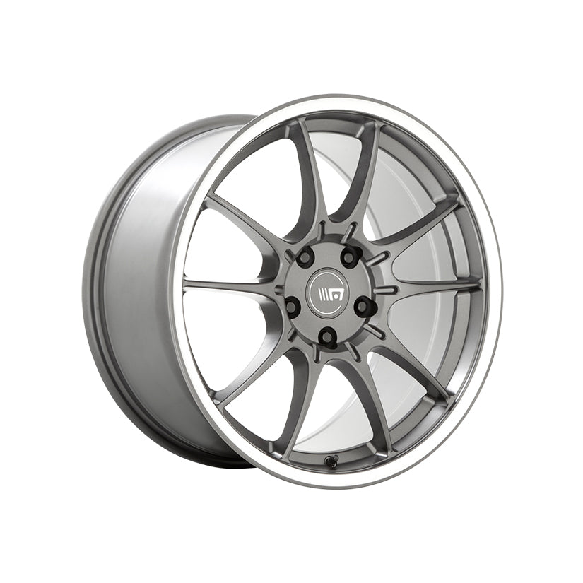 Motegi MR152 Alloy Wheel 18x9.5 ET40 5x114 Gunmetal With Machined Lip 72.56mm CB