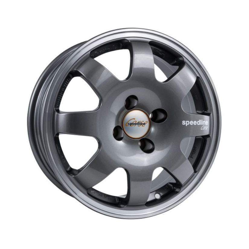 Speedline Corse SL675 Alloy Wheel 15x6.5 ET36 4x100 Anthracite Polished Rim