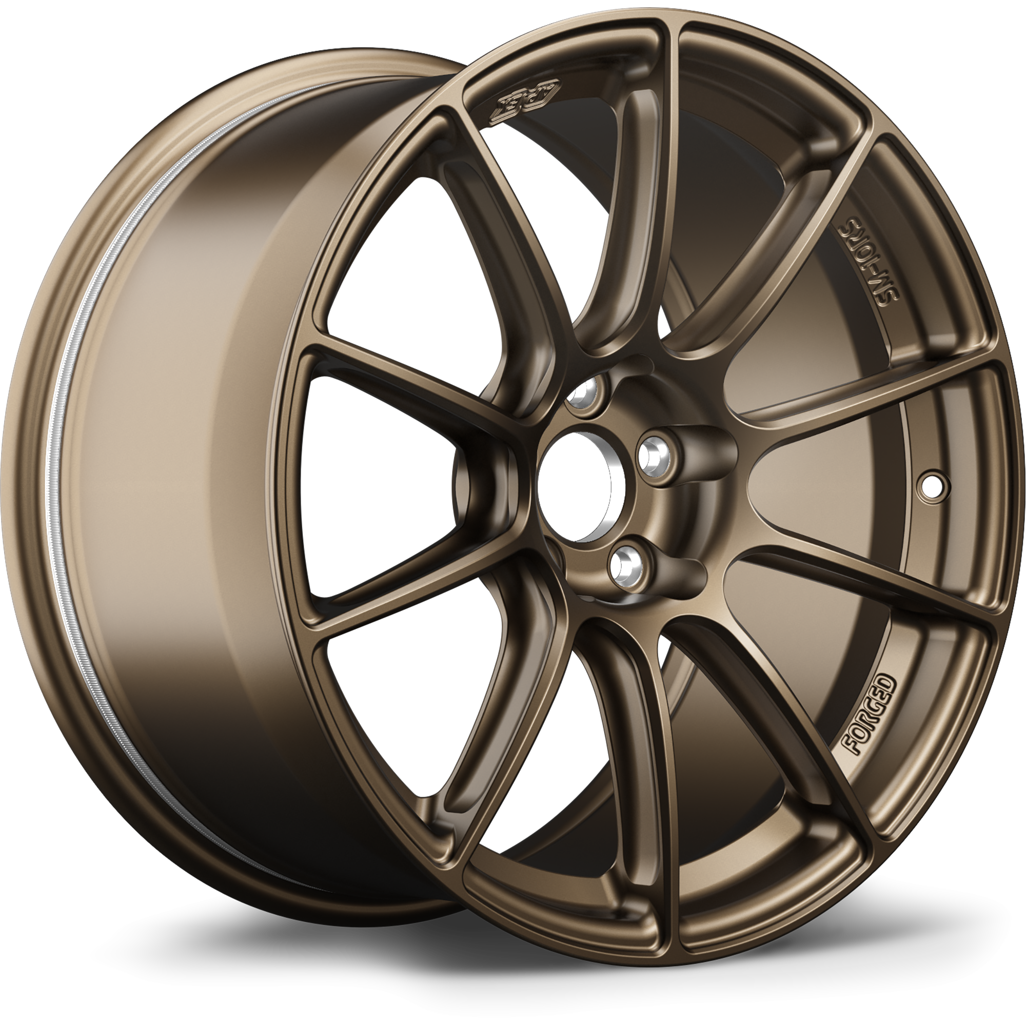 Apex SM-10RS Alloy Wheel 17x10 ET48 5x114.3 70.1mm CB Satin Bronze