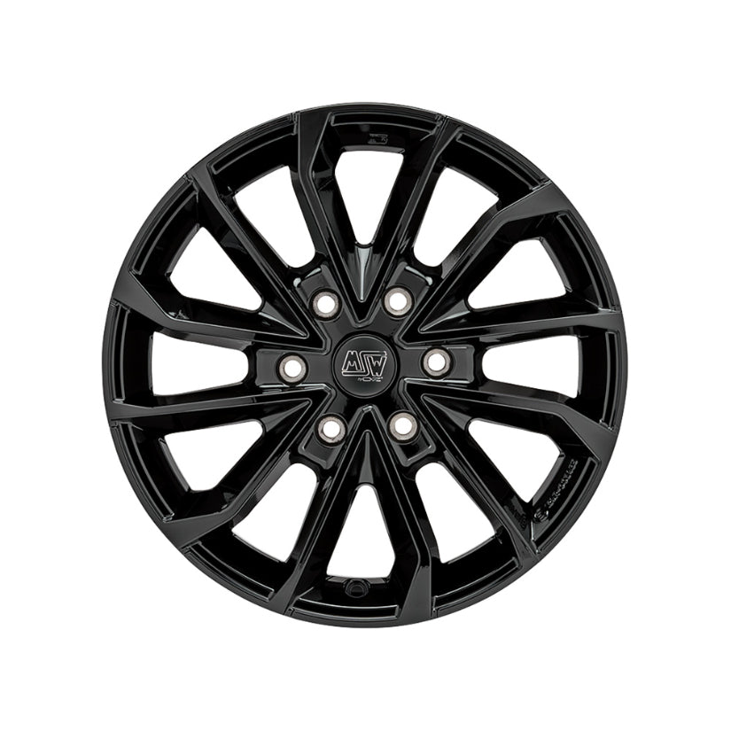 MSW Urban Cross 42 Van Alloy Wheel 17x6.5 ET54 6x130 Gloss Black 84.06mm CB