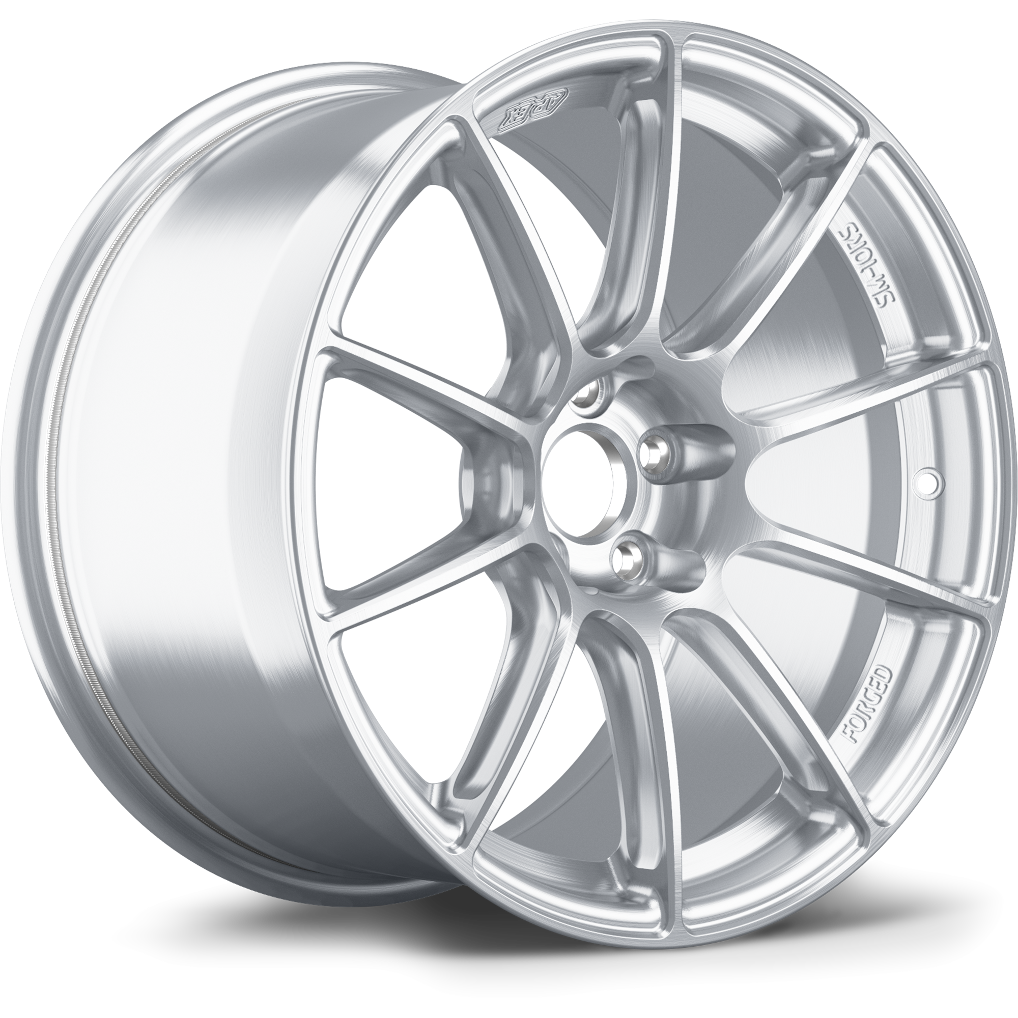 Apex SM-10RS Forged Alloy Wheel 17x10 ET45 5x100 Brushed Clear 56.1mm CB