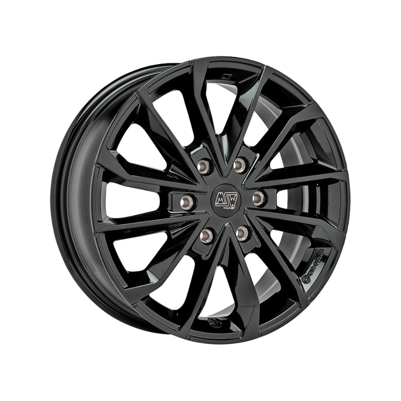 MSW Urban Cross 42 Van Alloy Wheel 17x6.5 ET54 6x130 Gloss Black 84.06mm CB