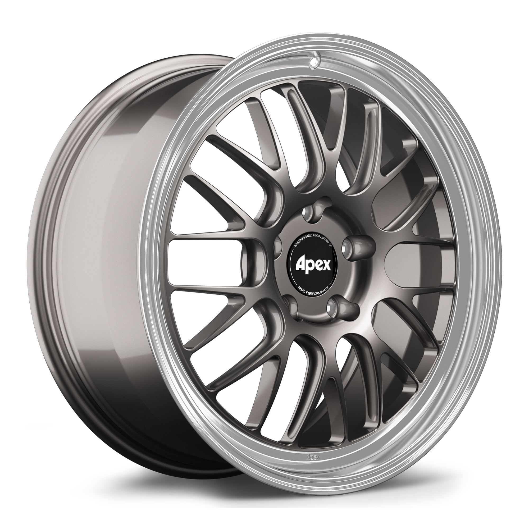 Apex ML-10RT Alloy Wheel 20x9 ET50 5x130 71.6mm CB Anthracite - Machined Lip