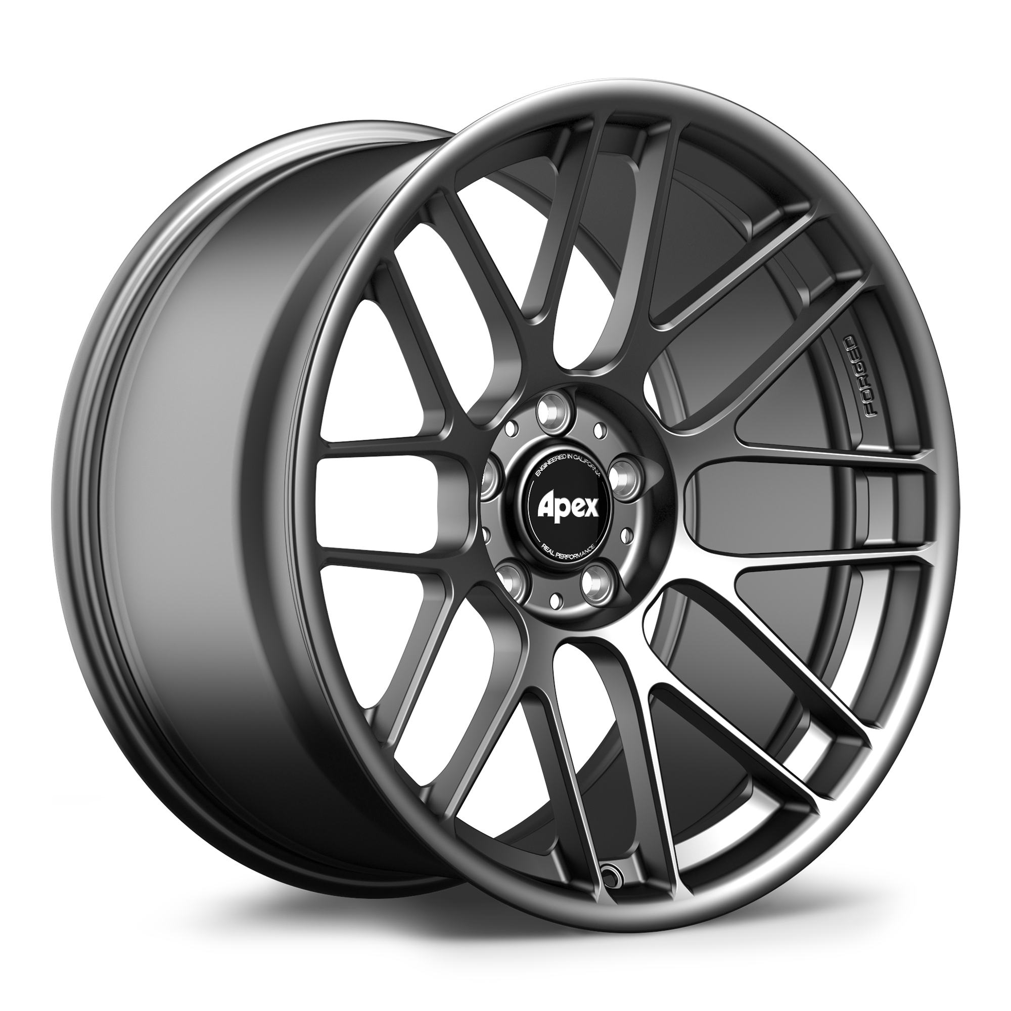 Apex ARC-8RT Forged Alloy Wheel 19x10 ET25 5x120 Satin Black 72.56mm CB