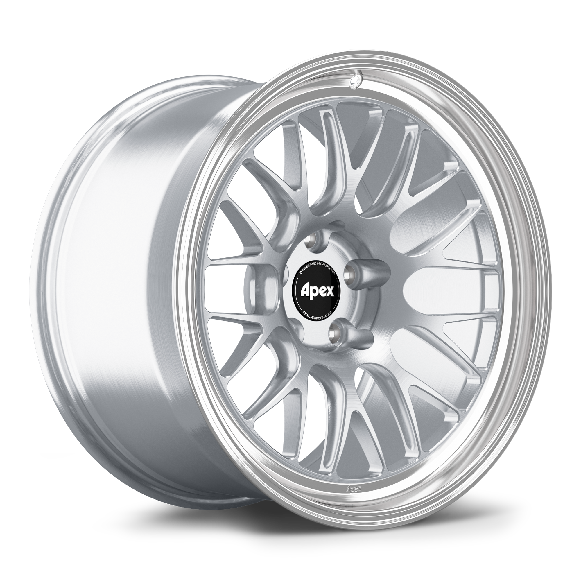 Apex ML-10RT Alloy Wheel 19x12 ET46 5x130 71.6mm CB Brushed Clear - Machined Lip