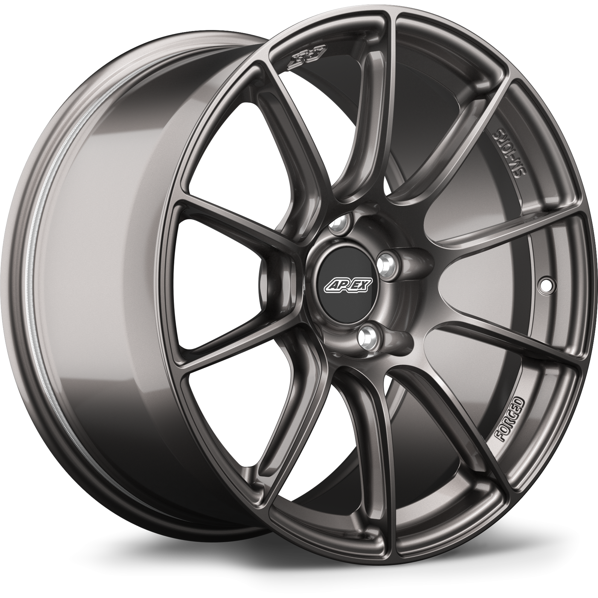 Apex SM-10RS Alloy Wheel 18x11 ET52 5x114.3 70.5mm CB Anthracite
