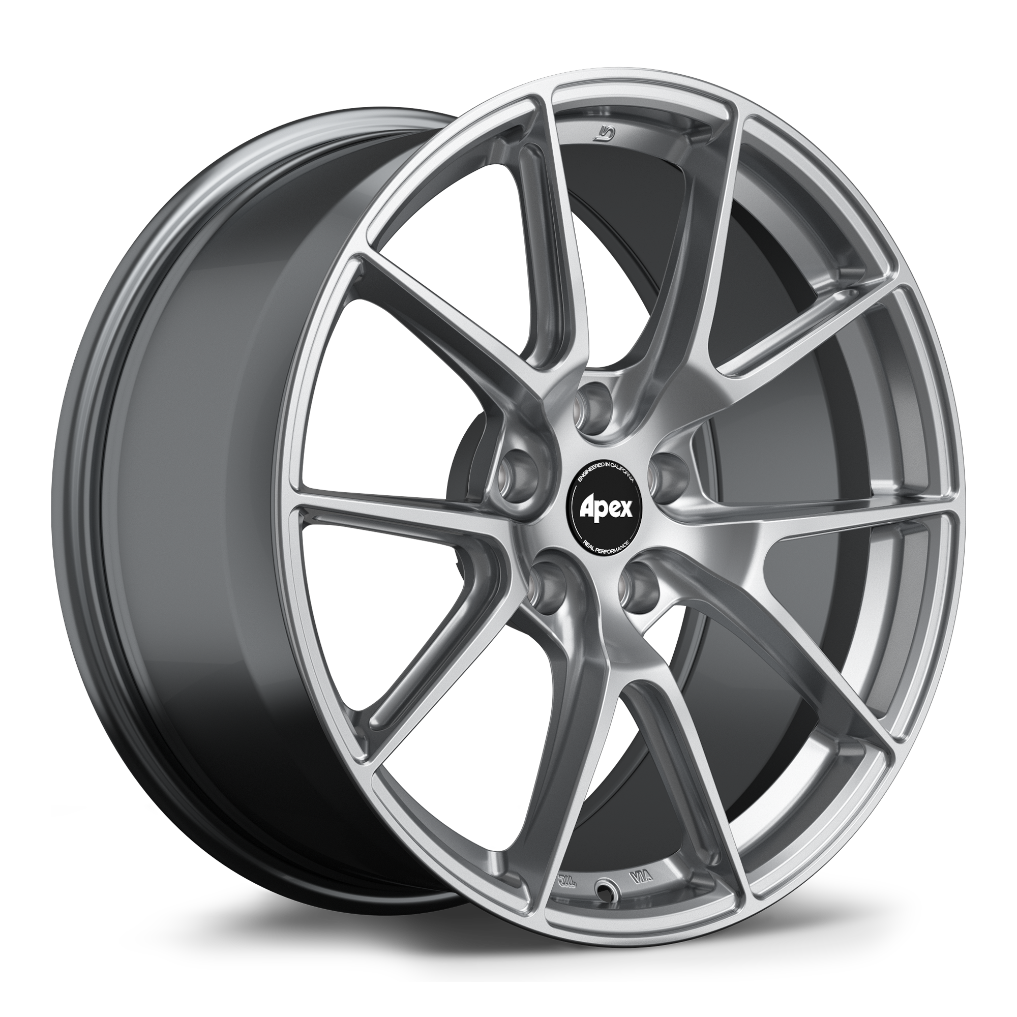 Apex VS-5 Alloy Wheel 19x9 ET32 5x112 Hyper Black 66.6mm CB