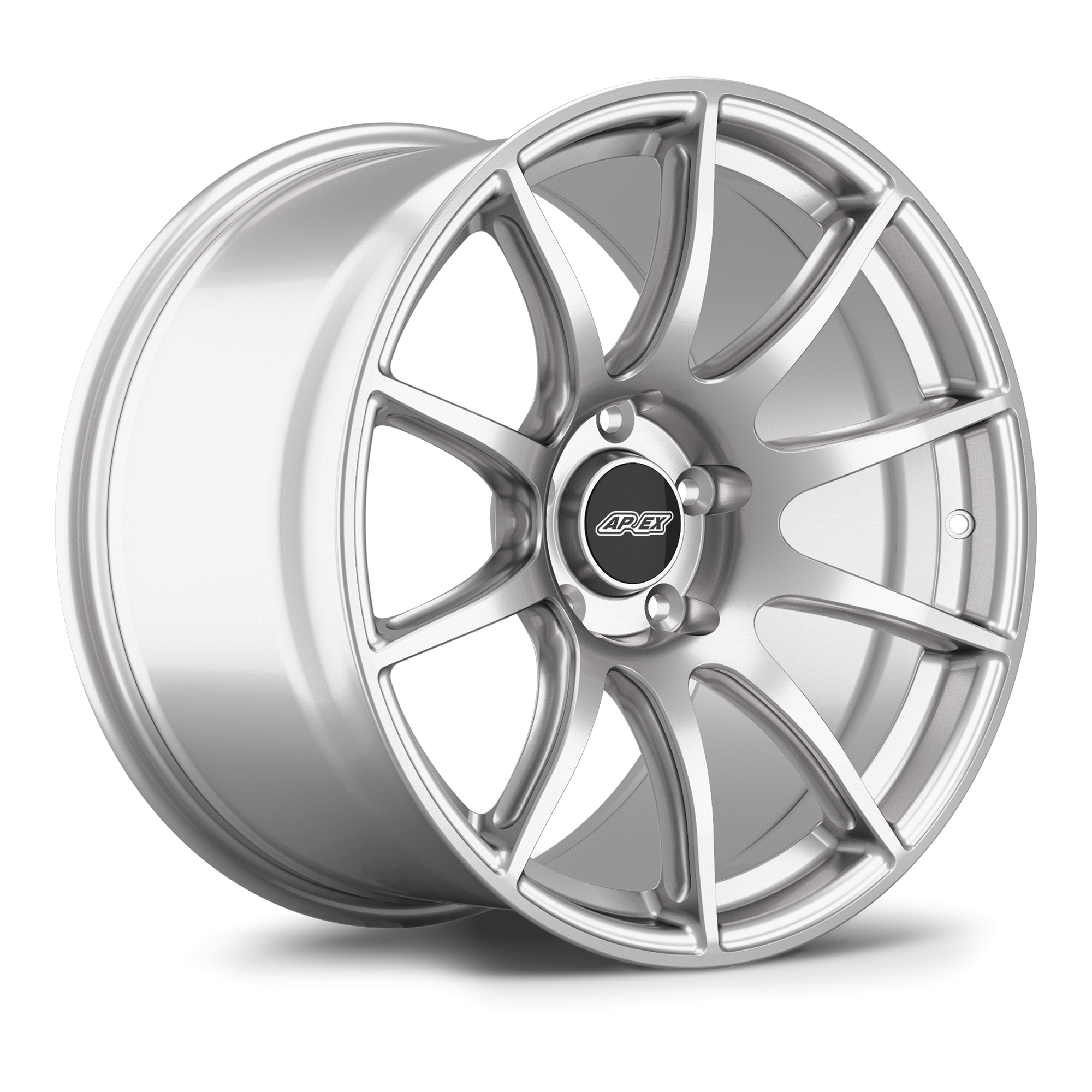 Apex SM-10 Alloy Wheel 18x12.5 ET52 5x120.65 Race Silver 70.3mm CB