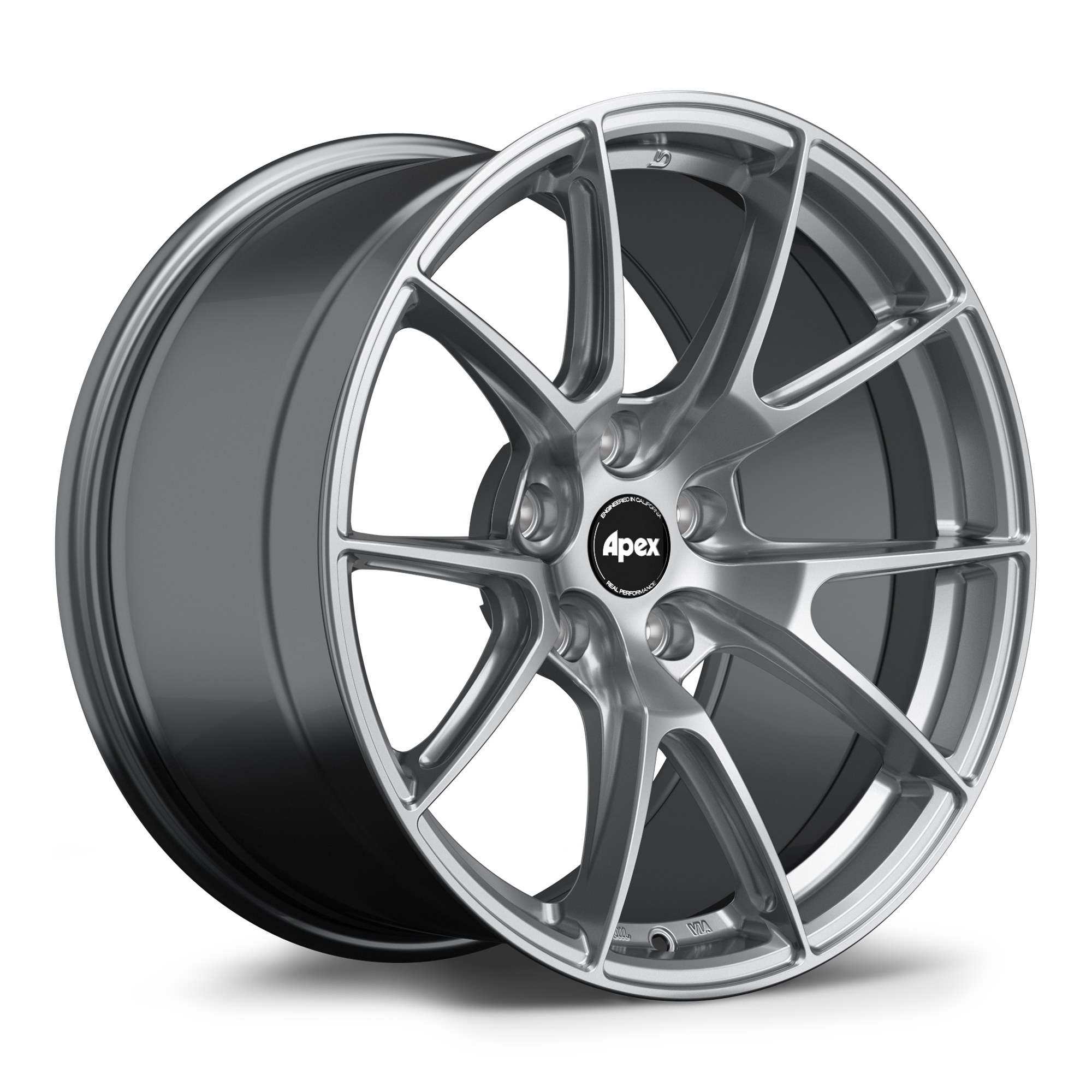Apex VS-5 Alloy Wheel 18x9.5 ET22 5x120 Hyper Black 72.56mm CB