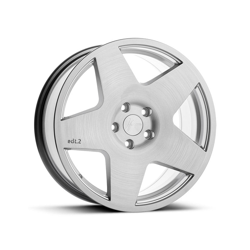 1Form Edition.2 (EDT.2) Alloy Wheel 18x8.5 ET45 5x120 Brushed Pure Silver 72.6mm CB