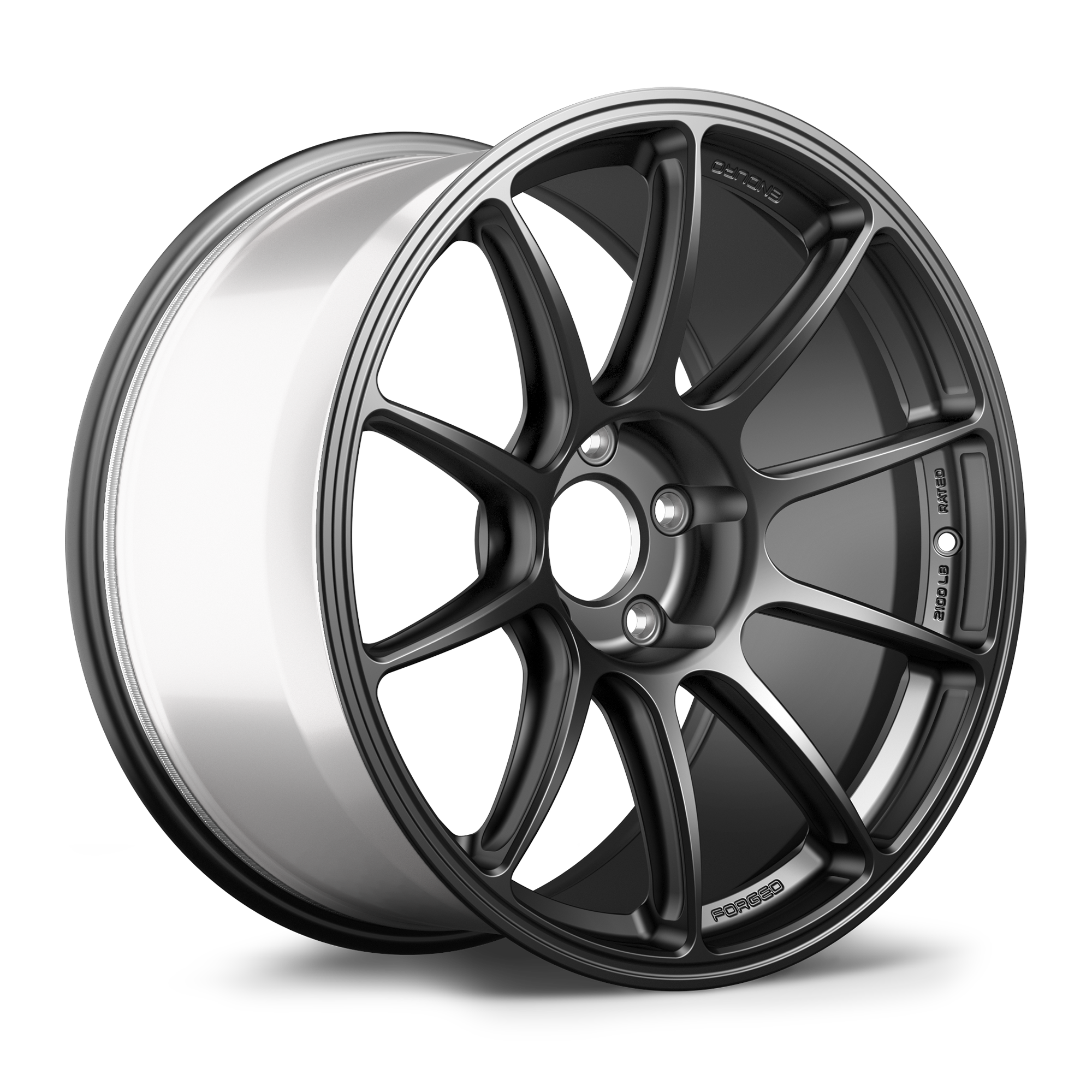 Apex SM-10RE Forged Alloy Wheel 19x10 ET25 5x120 Satin Black 72.56mm CB