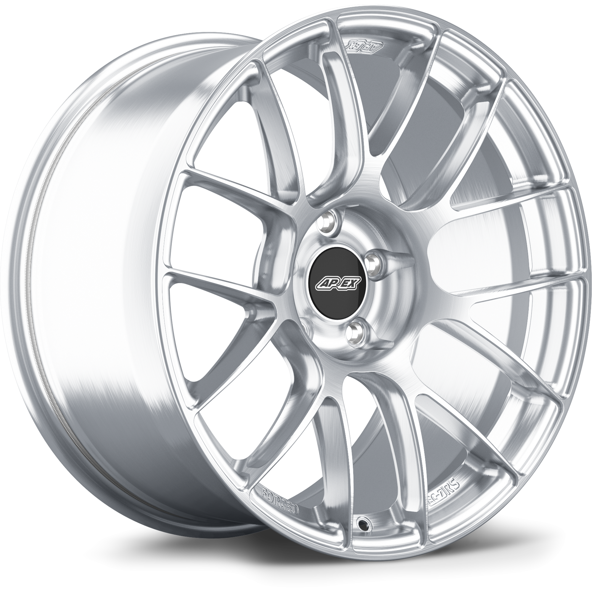 Apex EC-7RS Forged Alloy Wheel 19x10 ET25 5x120 Brushed Clear 72.56mm CB