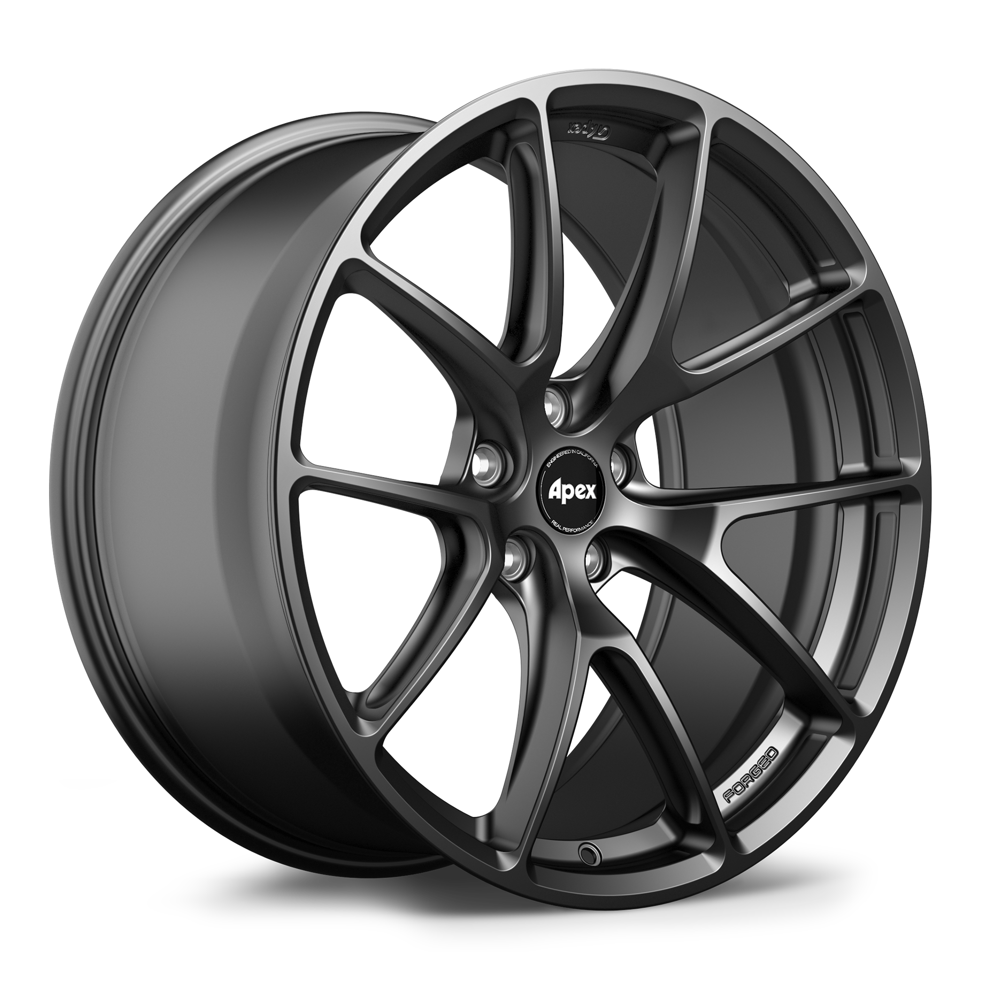 Apex VS-5RX Forged Alloy Wheel 21x10.5 ET36 5x112 Satin Black 66.6mm CB