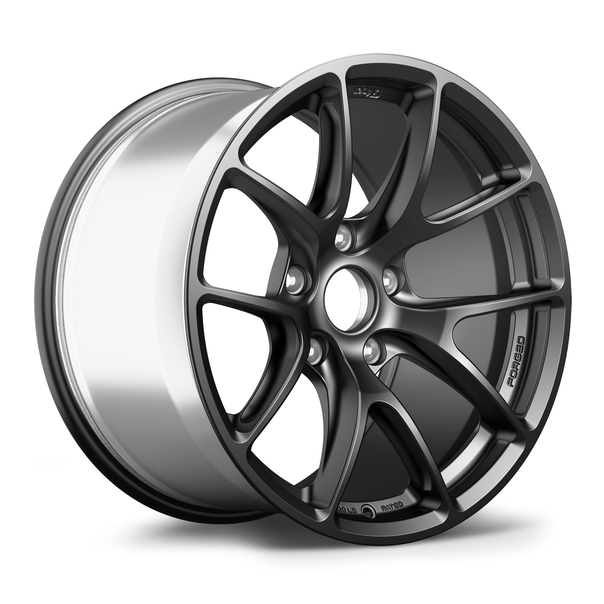 Apex VS-5RE Alloy Wheel 18x11 ET52 5x114.3 70.5mm CB Satin Black