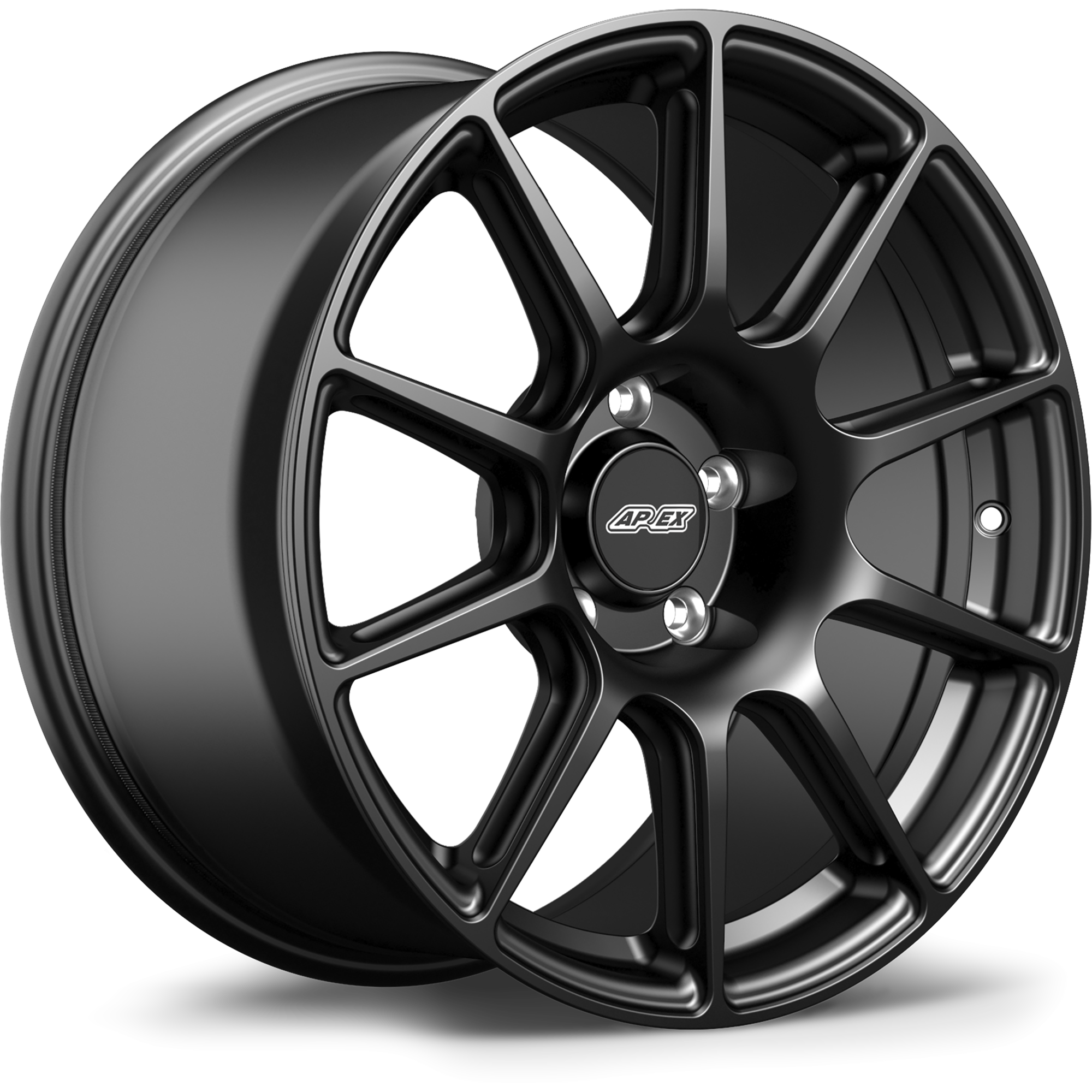 Apex SM-10 Alloy Wheel 17x8.5 ET43 5x112 Satin Black 57.1mm CB