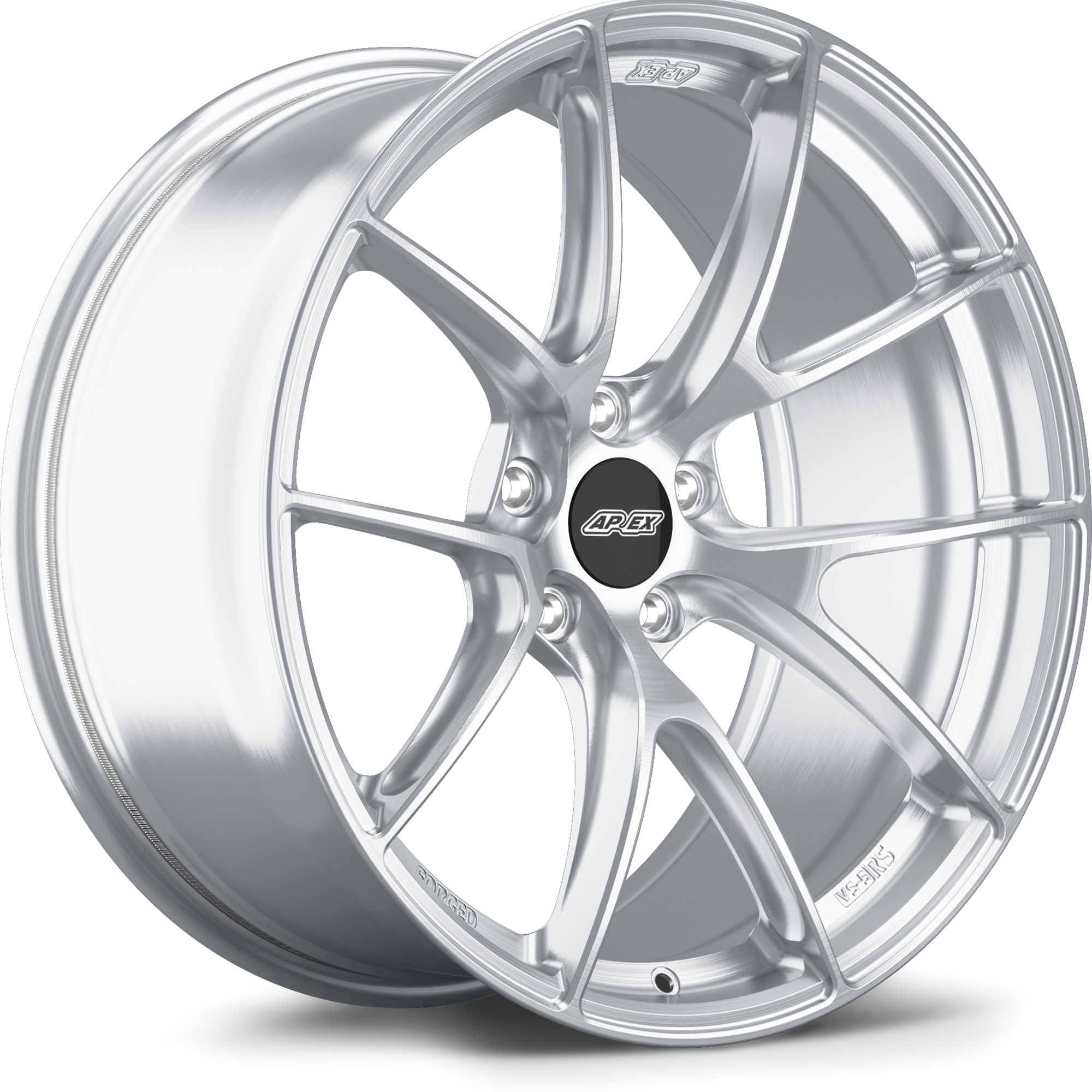 Apex VS-5RS Alloy Wheel 20x10 ET27 5x120 67.1mm CB Brushed Clear
