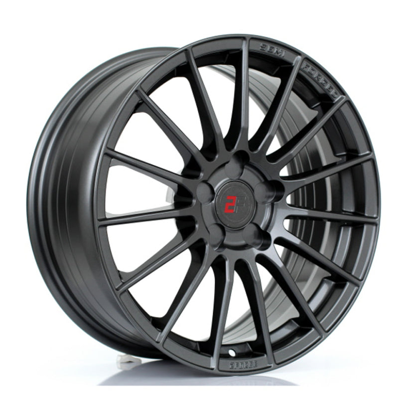 2Forge ZF1 Alloy Wheel 17x7.5 5x100 ET10 TO 51 72.6mm CB Gloss Gunmetal