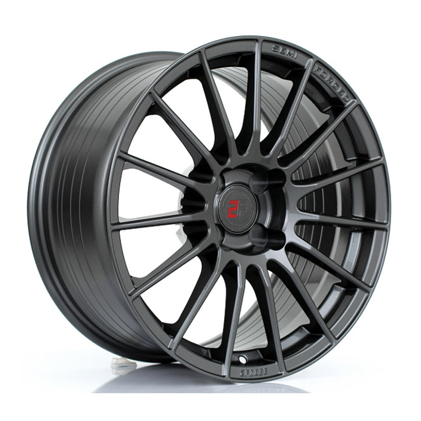 2Forge ZF1 Alloy Wheel 17x9 4x108 ET10 TO 50 72.6mm CB Gloss Gunmetal