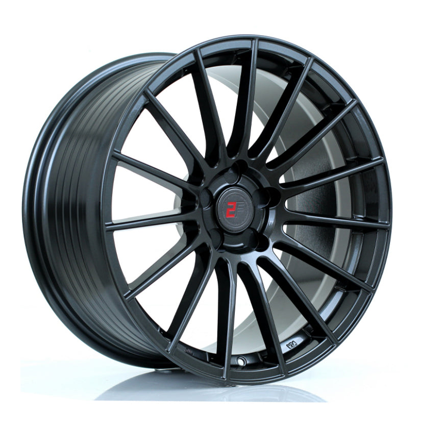 2Forge ZF1 Alloy Wheel 19x9.5 5x100 ET15 TO 45 72.6mm CB Gloss Gunmetal