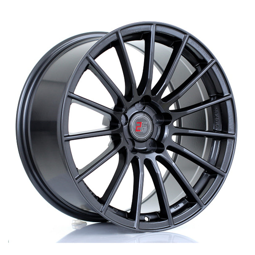 2Forge ZF1 Alloy Wheel 18x9 5x114 ET0 TO 38 72.6mm CB Gunmetal