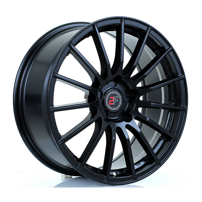 2Forge ZF1 Alloy Wheel 18x8 5x110 ET15 TO 42 72.6mm CB Matt Black