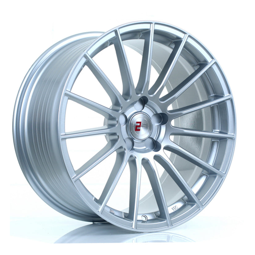 2Forge ZF1 Alloy Wheel 19x9.5 5x100 ET15 TO 45 72.6mm CB Crystal Silver