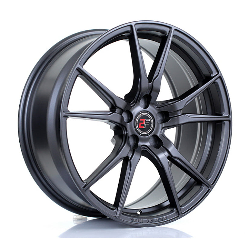 2Forge ZF2 Alloy Wheel 19x8.5 5x130 ET15 TO 45 72.6mm CB Matt Gunmetal