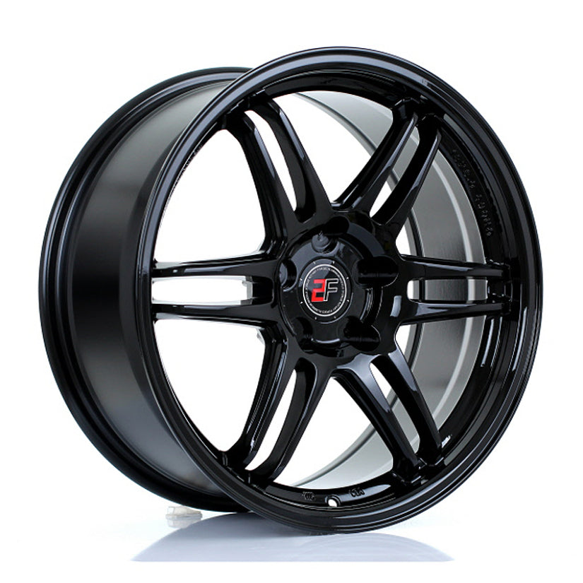 2Forge ZF5 Alloy Wheel 18x8 5x112 ET15 TO 35 72.6mm CB Gloss Black