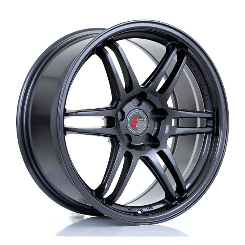 2Forge ZF5 Alloy Wheel 18x8 5x100 ET15 TO 35 72.6mm CB Gloss Gunmetal