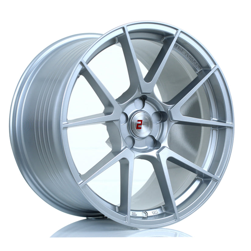 2Forge ZF6 Alloy Wheel 19x11 5x100 ET15 TO 50 72.6mm CB Crystal Silver