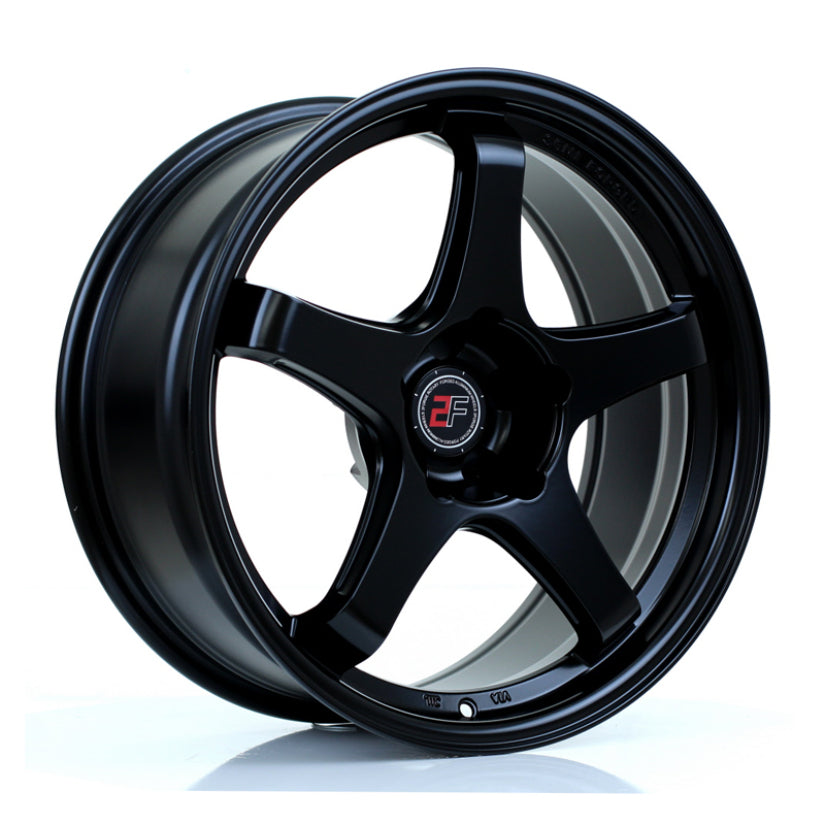 2Forge ZF7 Alloy Wheel 18x8 5x100 ET0 TO 20 72.5mm CB Matt Black