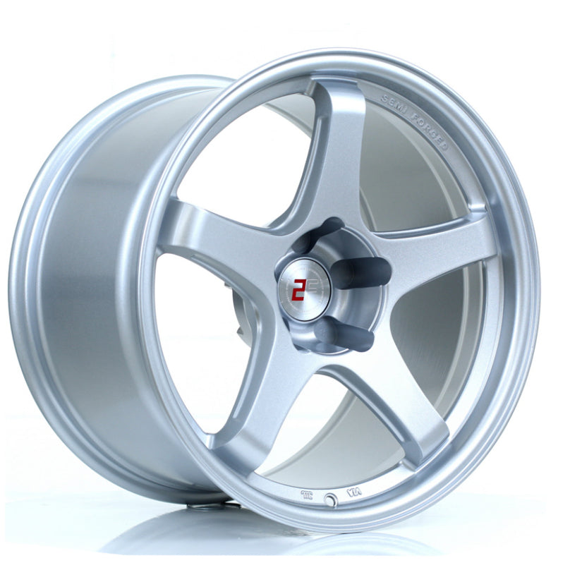 2Forge ZF7 Alloy Wheel 18x11 5x112 ET18 TO 38 72.5mm CB Crystal Silver