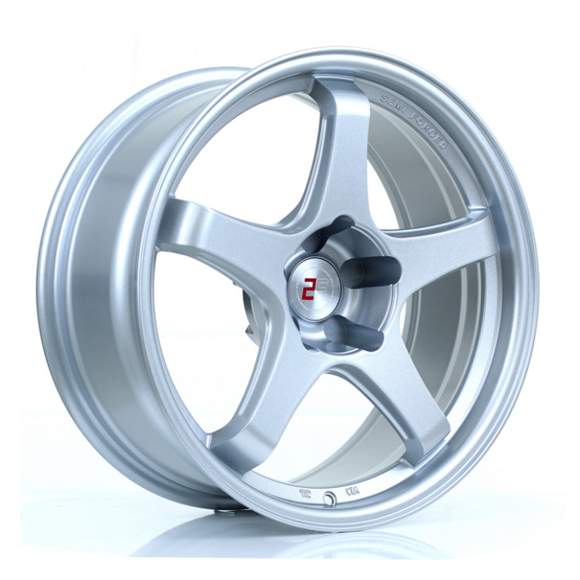 2Forge ZF7 Alloy Wheel 18x8 5x130 ET0 TO 20 72.5mm CB Crystal Silver