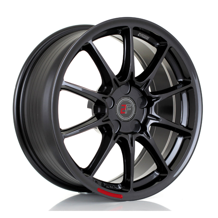 2Forge ZF8 Alloy Wheel 17x8 5x100 ET10 TO 50 72.5mm CB Gloss Gunmetal