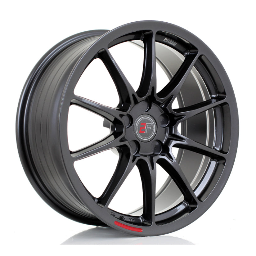 2Forge ZF8 Alloy Wheel 18x8 5x100 ET0 TO 50 72.5mm CB Gloss Gunmetal