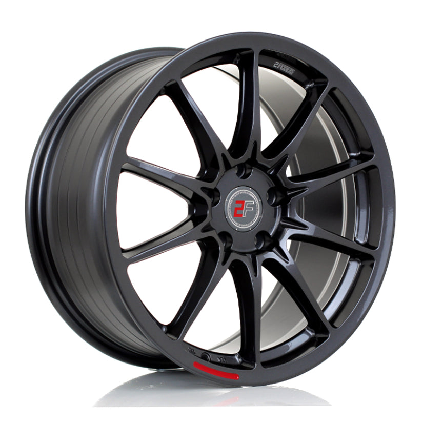 2Forge ZF8 Alloy Wheel 18x8.5 5x105 ET5 TO 50 72.5mm CB Gloss Gunmetal