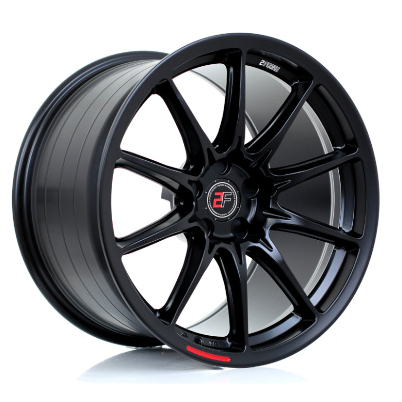 2Forge ZF8 Alloy Wheel 17x9 4x100 ET10 TO 50 72.5mm CB Matt Black
