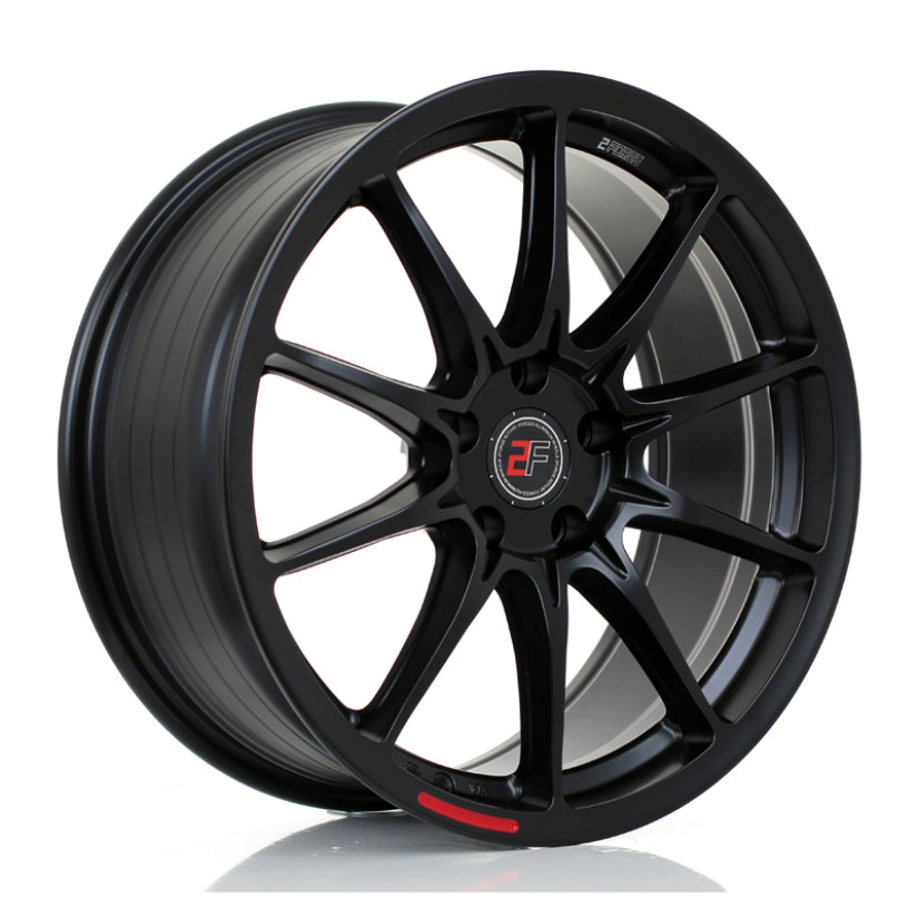 2Forge ZF8 Alloy Wheel 18x8 5x128 ET0 TO 50 72.5mm CB Matt Black