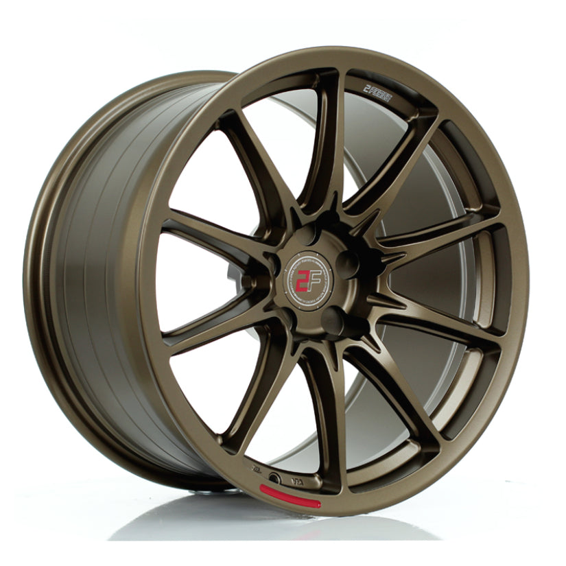 2Forge ZF8 Alloy Wheel 19x8.5 5x130 ET20 TO 50 72.5mm CB Matt Bronze