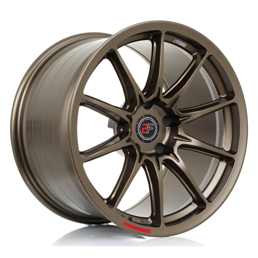 2Forge ZF8 Alloy Wheel 20x9 5x112 ET30 TO 50 72.5mm CB Matt Bronze