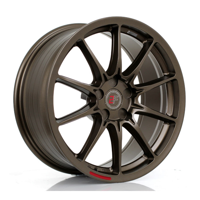 2Forge ZF8 Alloy Wheel 18x8 5x100 ET0 TO 50 72.5mm CB Matt Bronze