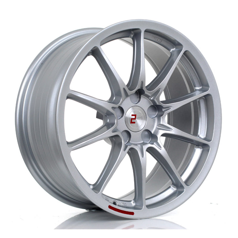 2Forge ZF8 Alloy Wheel 18x8 5x120.65 ET0 TO 50 72.5mm CB Silver
