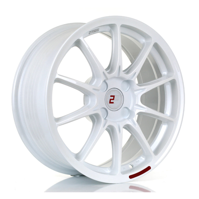 2Forge ZF8 Alloy Wheel 17x8 4x98 ET10 TO 50 72.5mm CB White