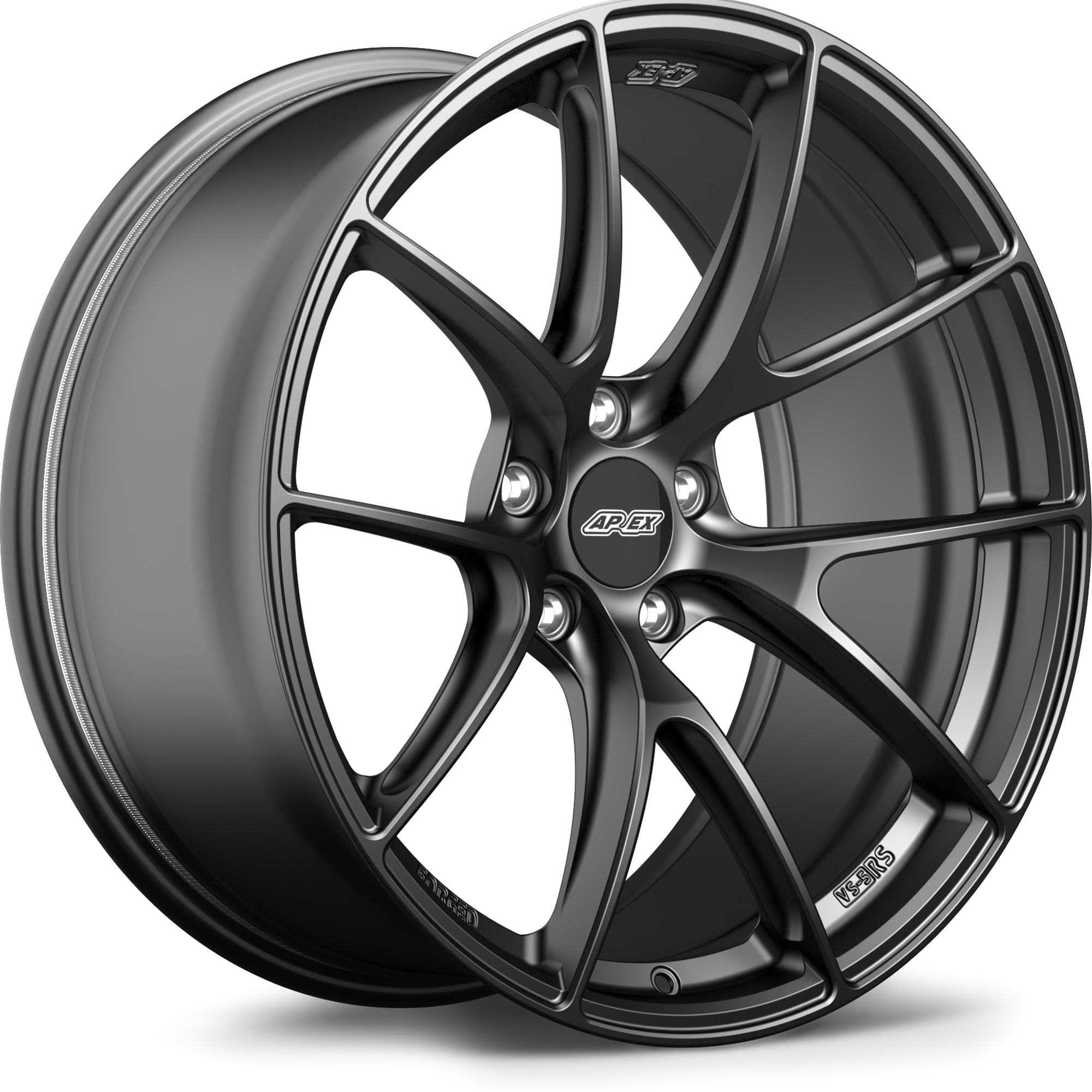 Apex VS-5RS Forged Alloy Wheel 20x12 ET47 5x130 Satin Black 71.6mm CB