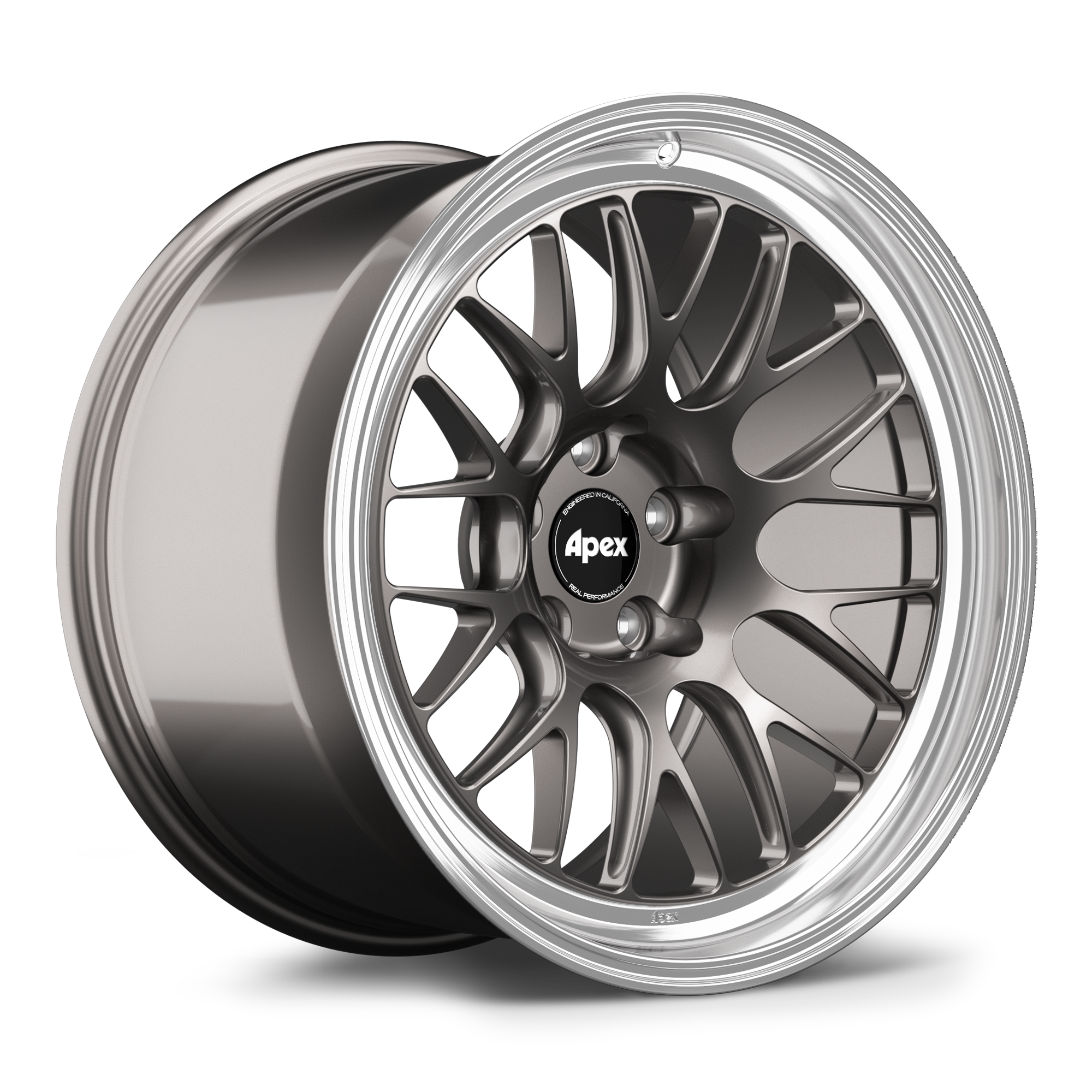 Apex ML-10RT Forged Alloy Wheel 19x12 ET46 5x130 Anthracite - Machined Lip 71.6mm CB