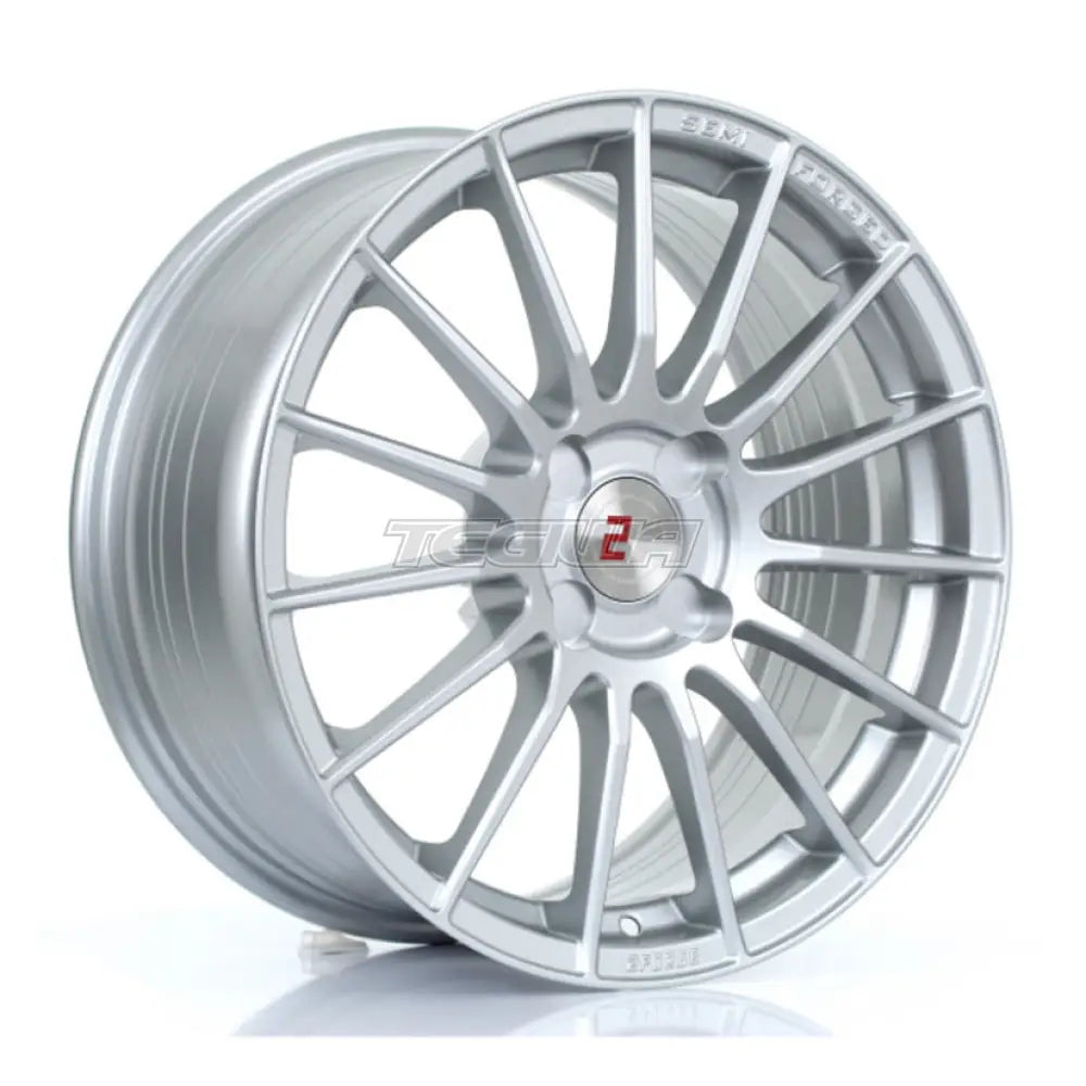 2Forge ZF1 Alloy Wheel 17x7.5 4x108 ET10 TO 51 72.6mm CB Silver