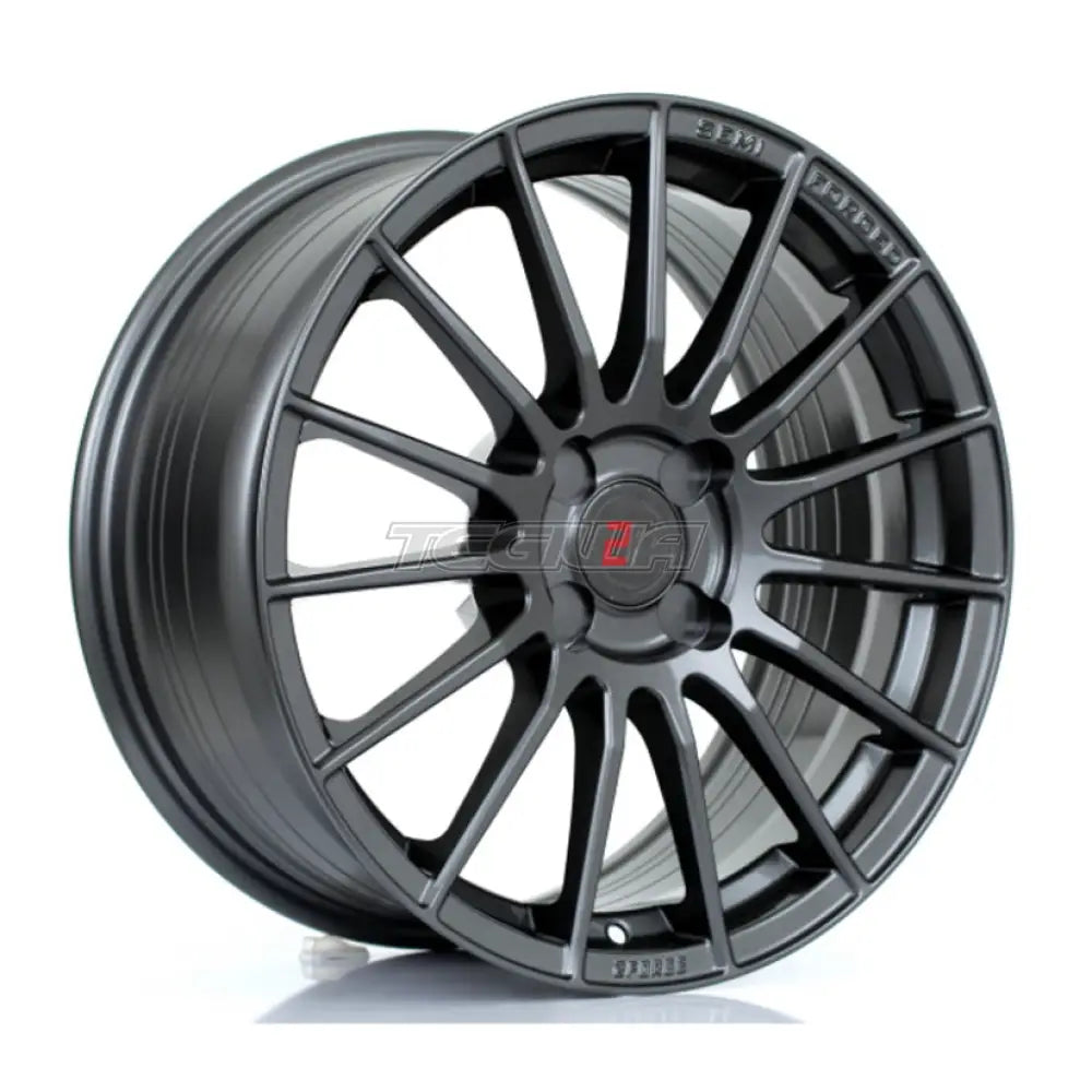 2Forge ZF1 Alloy Wheel 17x8 4x108 ET10 TO 58 72.6mm CB Gloss Gunmetal
