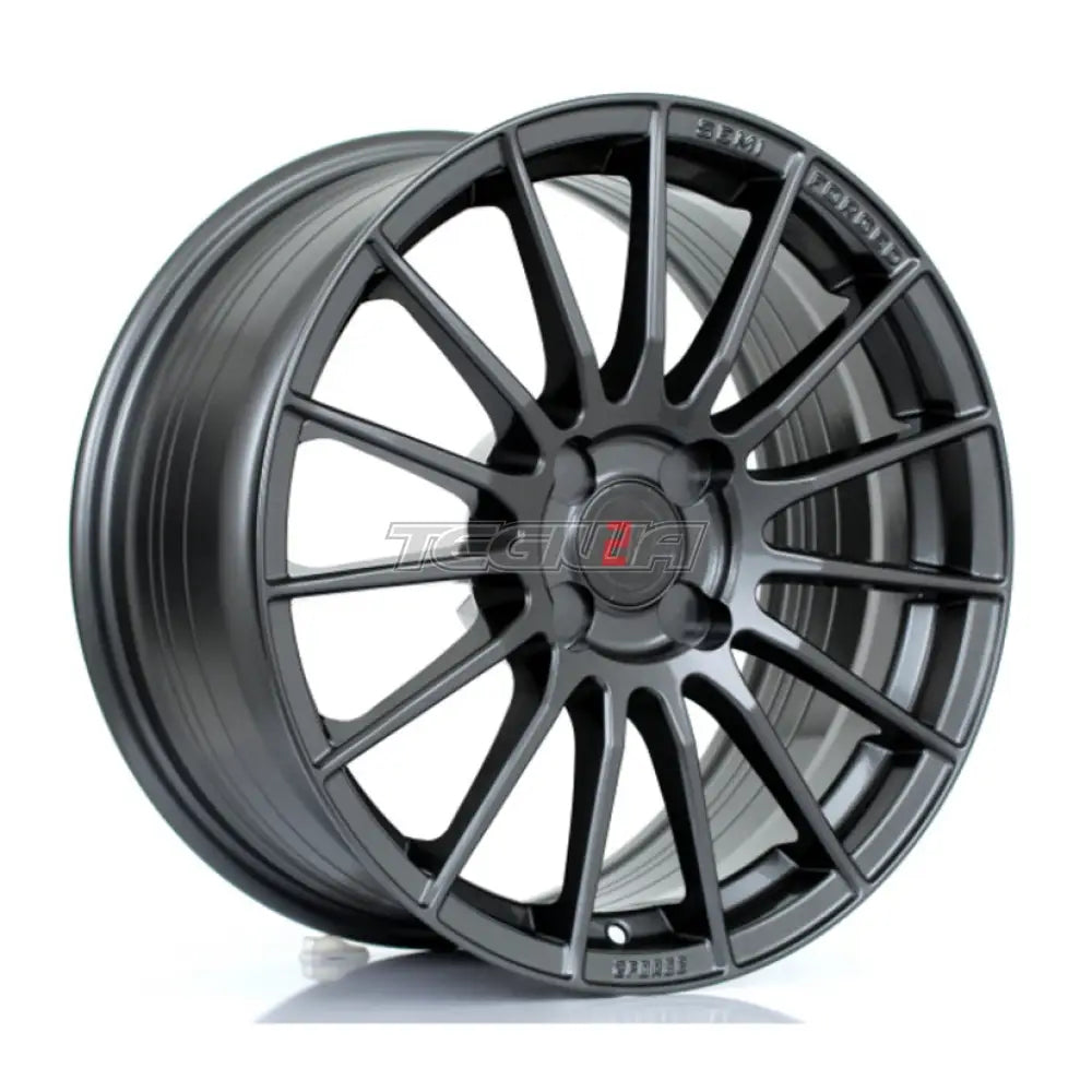 2Forge ZF1 Alloy Wheel 17x8 4x114 ET10 TO 58 72.6mm CB Gloss Gunmetal